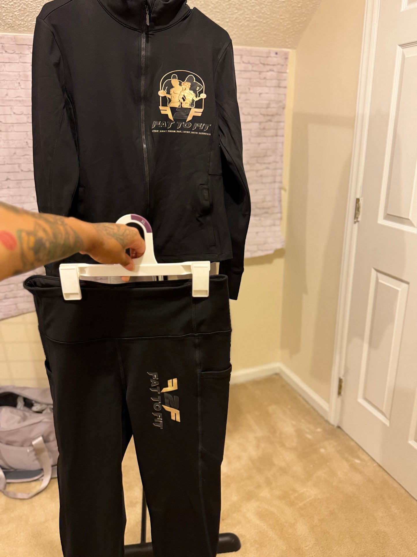 Seamless Zip Up Legging Set